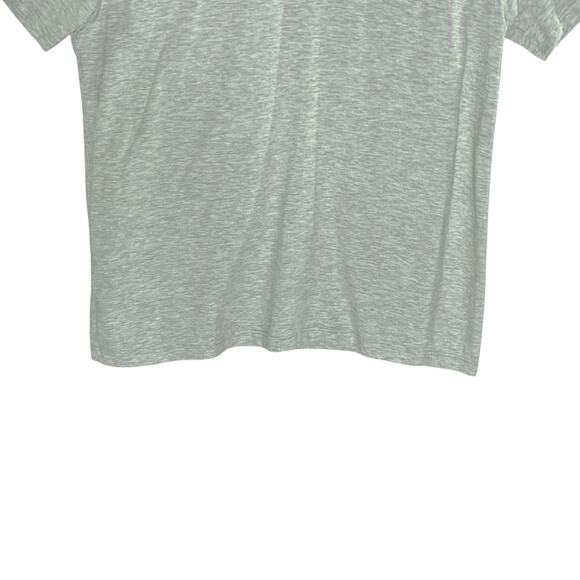 Lululemon 2 Crew Neck Short Sleeve Shirt Heathered Gray Gym Sports - Picture 5 of 8